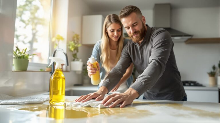 comment nettoyer de l'huile