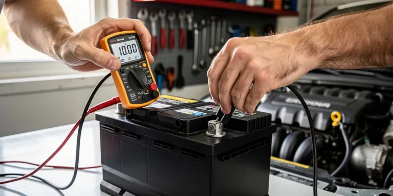 comment tester une batterie avec un multimetre