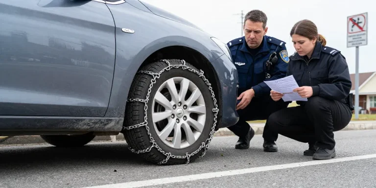 peut on rouler avec des chaînes sans neige