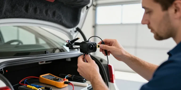 comment brancher une caméra de recul